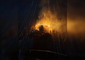In Germany, a 33-year-old man was detained for setting fire to Hitler's 'Eagle's Nest'